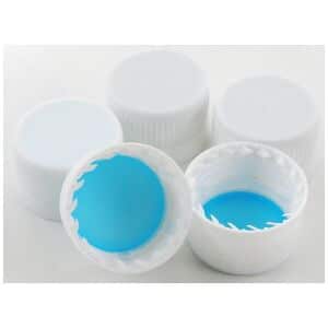 28mm - White Plastic Safety Cap - 6 pack