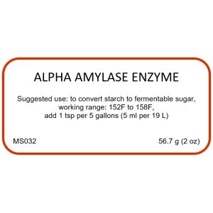 Alpha Amylase Enzyme 2 oz